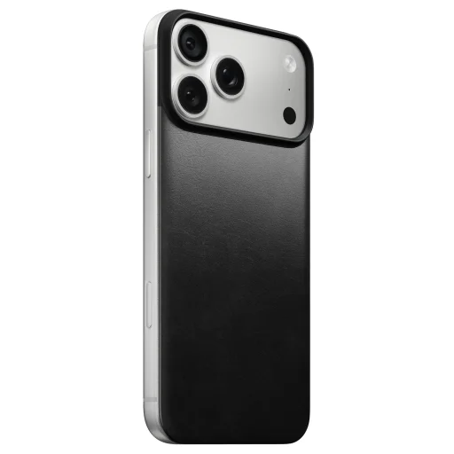 Apple iPhone 18 Pro Max / 17 Pro Max čierny (Horween) Nomad MagSafe magnetický kožený zadný kryt - 2