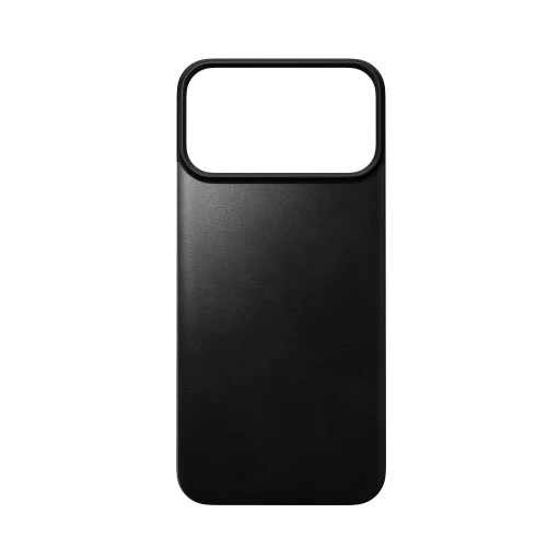 Apple iPhone 18 Pro Max / 17 Pro Max fekete (Horween) Nomad MagSafe mágneses bőr hátlapvédő - 5