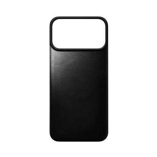 Apple iPhone 18 Pro Max / 17 Pro Max fekete (Horween) Nomad MagSafe mágneses bőr hátlapvédő - 8
