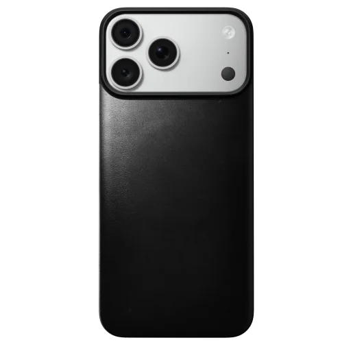 Apple iPhone 18 Pro Max / 17 Pro Max čierny (Horween) Nomad MagSafe magnetický kožený zadný kryt - 4