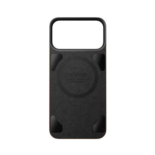 iPhone 18 Pro Max / 17 Pro Max sedlovohnedý Nomad magnetický kožený zadný kryt, kompatibilný s MagSafe - 6