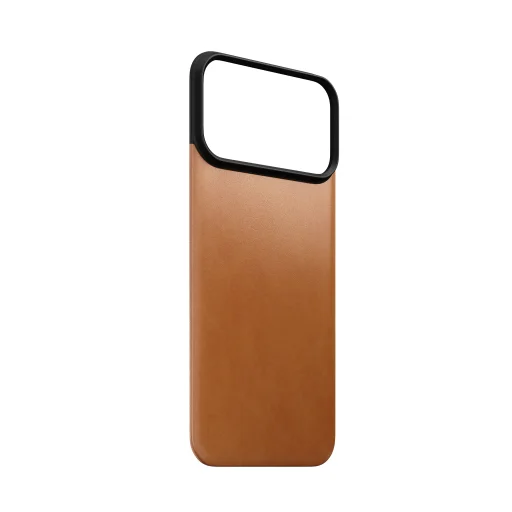 iPhone 18 Pro Max / 17 Pro Max sedlovohnedý Nomad magnetický kožený zadný kryt, kompatibilný s MagSafe - 7