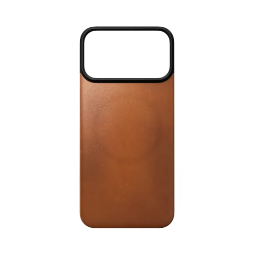 iPhone 18 Pro Max / 17 Pro Max sedlovohnedý Nomad magnetický kožený zadný kryt, kompatibilný s MagSafe - 8
