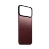 iPhone 18 Pro Max / 17 Pro Max bordový Nomad Magnetic Leather Back magnetický kožený zadný kryt kompatibilný s MagSafe thumbnail