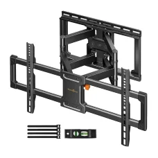 Perlesmith Perlgear PGLF8B-N1 dönthető és forgatható TV-fali tartó, 42-90", 68 kg-ig, fekete