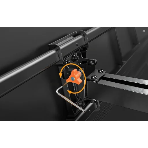 Perlesmith Perlgear PGLF8B-N1 dönthető és forgatható TV-fali tartó, 42-90", 68 kg-ig, fekete - 5