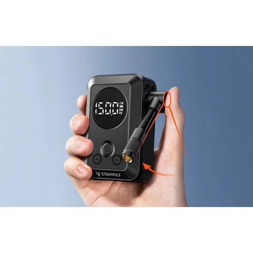 Etenwolf S0 akkumulátoros mini kompresszor, 11,03 bar, 2400 mAh - 2