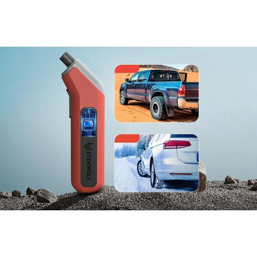 Etenwolf T300 digitális gumiabroncs-nyomásmérő, narancssárga - 4