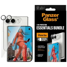  iPhone Duo PanzerGlass Essentials 2 az 1-ben kijelzővédő üveg- és kameralencse-védő készlet