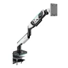 Diablo RGB X-Arm stolný držiak na monitor s LED RGB osvetlením, 17–49", bielo-čierny thumbnail