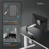 Diablo RGB X-Arm LED RGB stolné rameno na monitor 17" – 49", sivo-čierne thumbnail