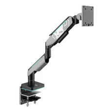 Diablo RGB X-Arm LED RGB stolné rameno na monitor 17" – 49", sivo-čierne