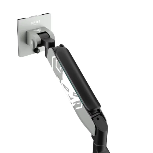 Diablo RGB X-Arm LED RGB stolné rameno na monitor 17" – 49", sivo-čierne - 2