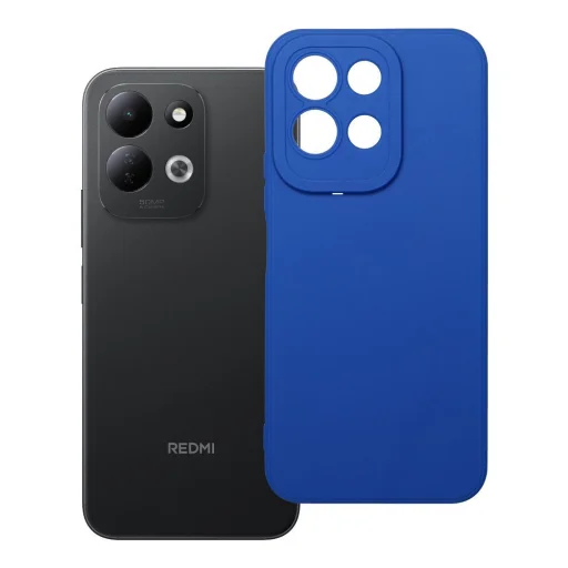 Xiaomi Redmi 17 4G / 5G Matt 2.0 szilikon tok, kék - 9