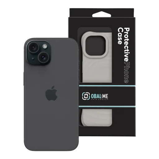 Apple iPhone 15 szürke OBAL:ME MagNetix Orbit hátlaptok - 8