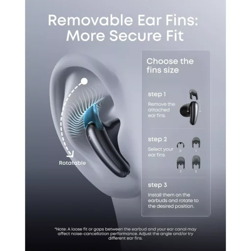 Anker Soundcore Liberty Buds fekete D1200G11 Bluetooth fülhallgató - 3