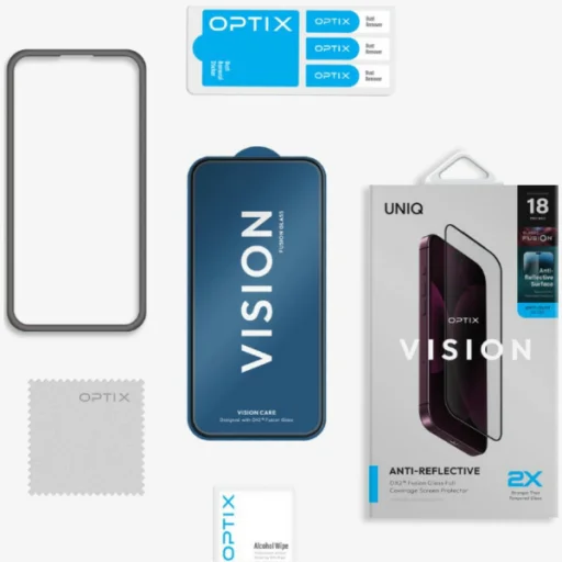 iPhone 18 Pro UNIQ Optix Vision AR Clear DX2 edzett üveg - 10