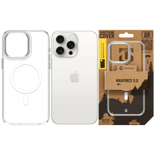 Apple iPhone 15 Pro Max ezüst Tactical MagForce 2.0 tok - 6