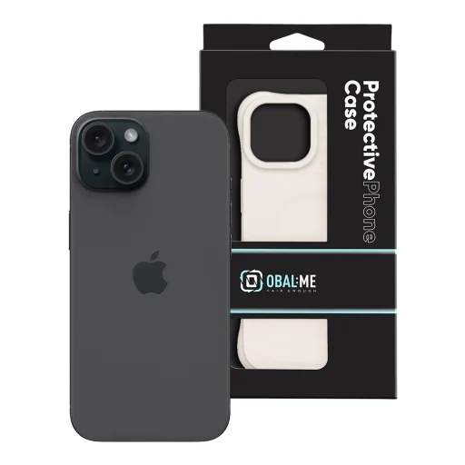 Apple iPhone 15 bézs OBAL:ME MagNetix Orbit védőtok - 8