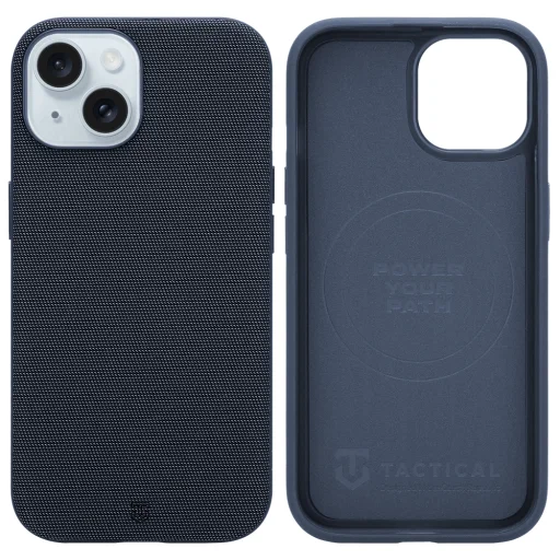 Apple iPhone 15 kék Tactical MagForce WEARe MagSafe hátlap tok - 5