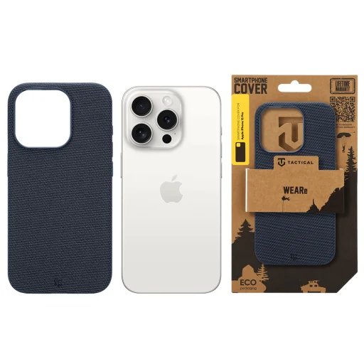 Apple iPhone 15 Pro kék Tactical MagForce WEARe hátlaptok - 6