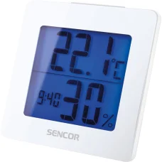 SENCOR SWS 1500W hőmérő ébresztőórával, fehér