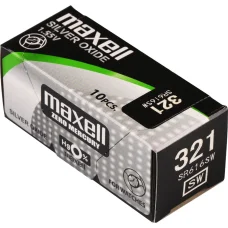 MAXELL 321/SR616SW/V321 strieborno-oxidová gombíková batéria 1 ks