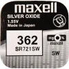 Maxell 362/SR721SW/V362 strieborno-oxidová gombíková batéria 1 ks thumbnail