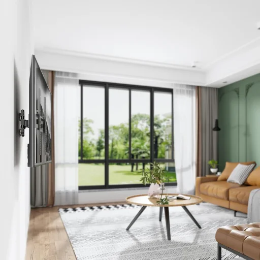 STELL SHO 4600 kihúzható TV fali konzol 32–55", fekete, 35 kg - 11