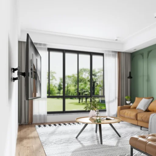 STELL SHO 4600 kihúzható TV fali konzol 32–55", fekete, 35 kg - 12