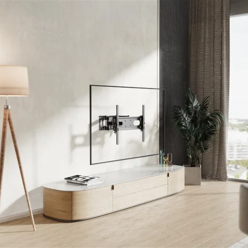 STELL SHO 4610 kihúzható TV konzol 32–55", fekete - 12
