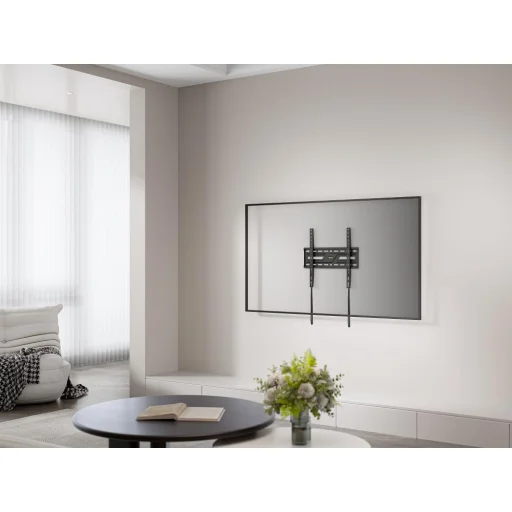 STELL SHO 5201 fix fali TV-tartó konzol 32–75", fekete - 9