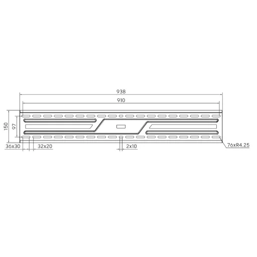 STELL SHO 5221 SLIM fix TV-fali konzol 50–100", fekete, 75 kg - 10