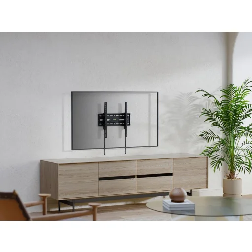 STELL SHO 5401 dönthető slim TV fali tartó 32–75", fekete - 11