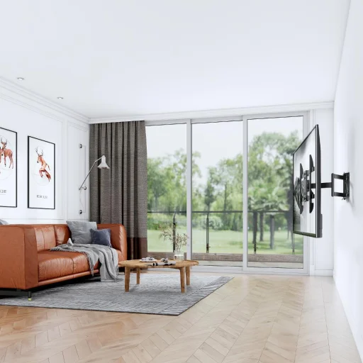 STELL SHO 5620 kihúzható TV konzol 32–70", fekete - 13