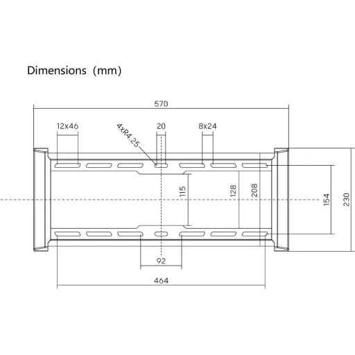 STELL SHO 7200 SLIM fix TV fali konzol 32–70", fekete, 75 kg - 7