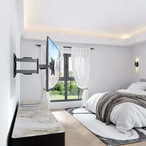 STELL SHO 7530 kihúzható univerzális TV fali tartó 23–42", fekete, 35 kg - 9