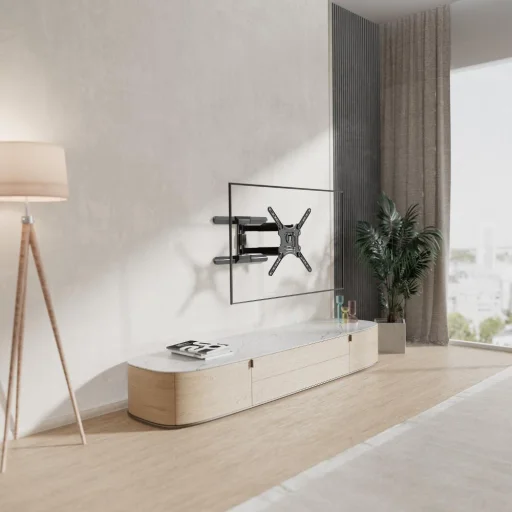 STELL SHO 7610 SLIM kihúzható univerzális TV fali tartó 23–70", fekete, 40 kg - 11