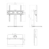 STELL SHO 4800 asztali TV állvány 32–55", fekete, 40 kg thumbnail