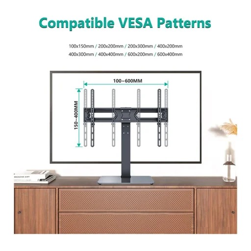 STELL SHO 4810 stolový stojan na TV 37–70", čierny, 40 kg - 12