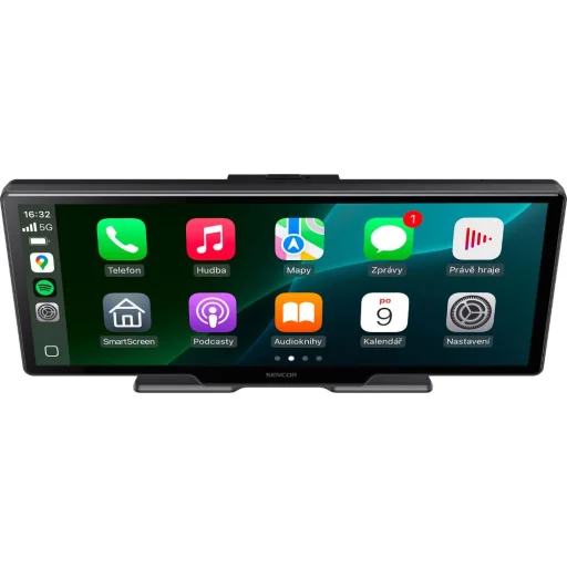 SENCOR SCT M1060BWT AA/CP 10,26" vezeték nélküli CarPlay és Android Auto autós kijelző tolatókamerával - 4