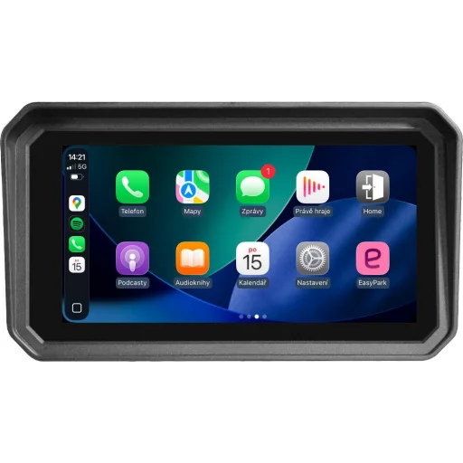 Sencor SCT MC600BW bezdrôtový displej pre motocykle CarPlay a Android Auto 6" IP67 - 2