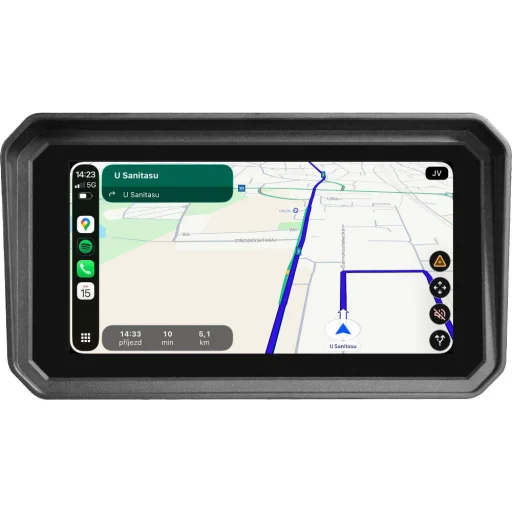 Sencor SCT MC600BW bezdrôtový displej pre motocykle CarPlay a Android Auto 6" IP67 - 3