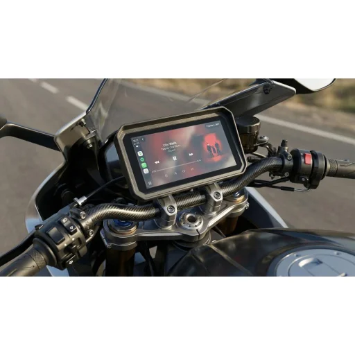 Sencor SCT MC600BW bezdrôtový displej pre motocykle CarPlay a Android Auto 6" IP67 - 11