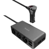 YENKEE YAC 450 autós töltőadapter 4x USB-A és 3x 12 V kimenettel, LED-kijelzővel, 100 cm kábellel thumbnail