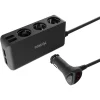 YENKEE YAC 450 autós töltőadapter 4x USB-A és 3x 12 V kimenettel, LED-kijelzővel, 100 cm kábellel thumbnail