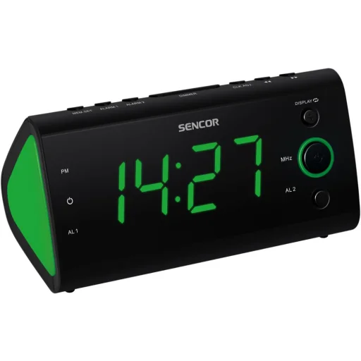 SENCOR SRC 170 GN rádiobudík s LED displejom - 1