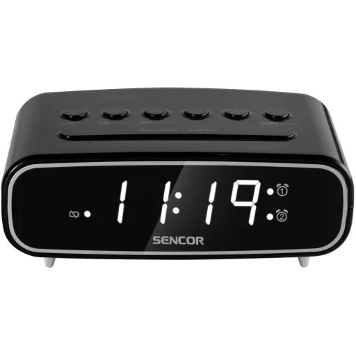 SENCOR SRC 2600 B rádiós ébresztőóra fekete - 2