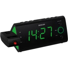SENCOR SRC 330 GN rádiós kivetítős ébresztőóra zöld háttérvilágítással