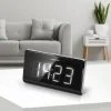 SENCOR SRC 340 kivetítős rádiós ébresztőóra fehér LED kijelzővel thumbnail